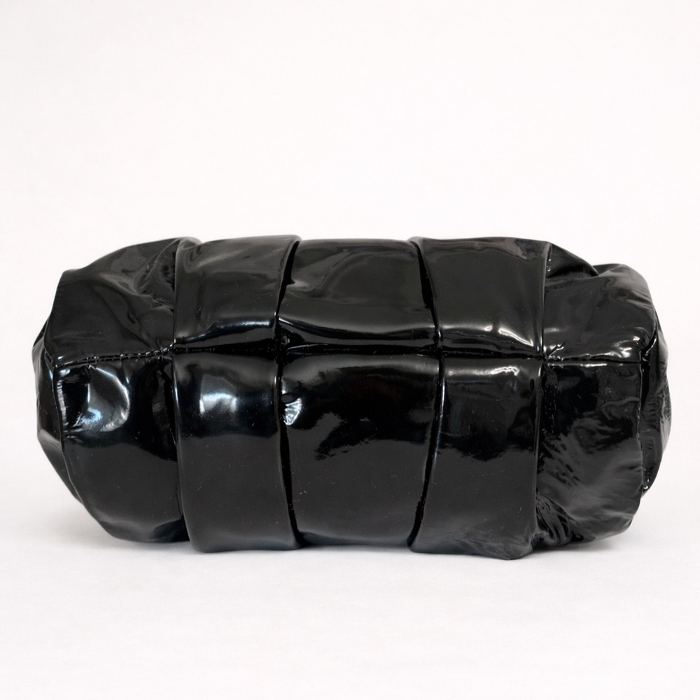 Christian Louboutin Loubette Black Patent Kisslock Satchel - Picture 8 of 9